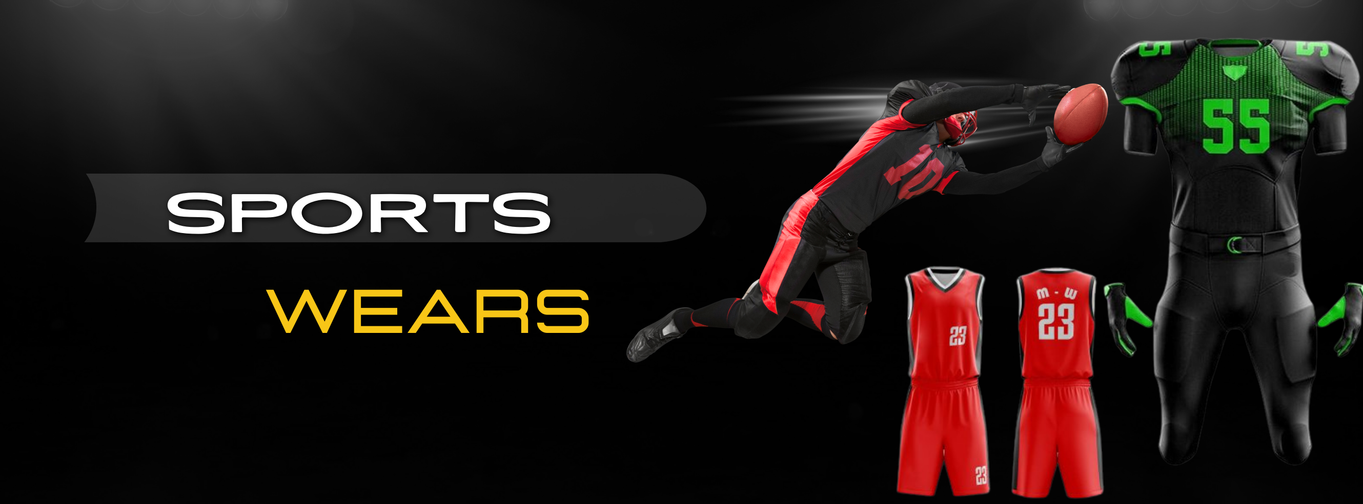 Black and Red Creative Football Club Facebook Cover